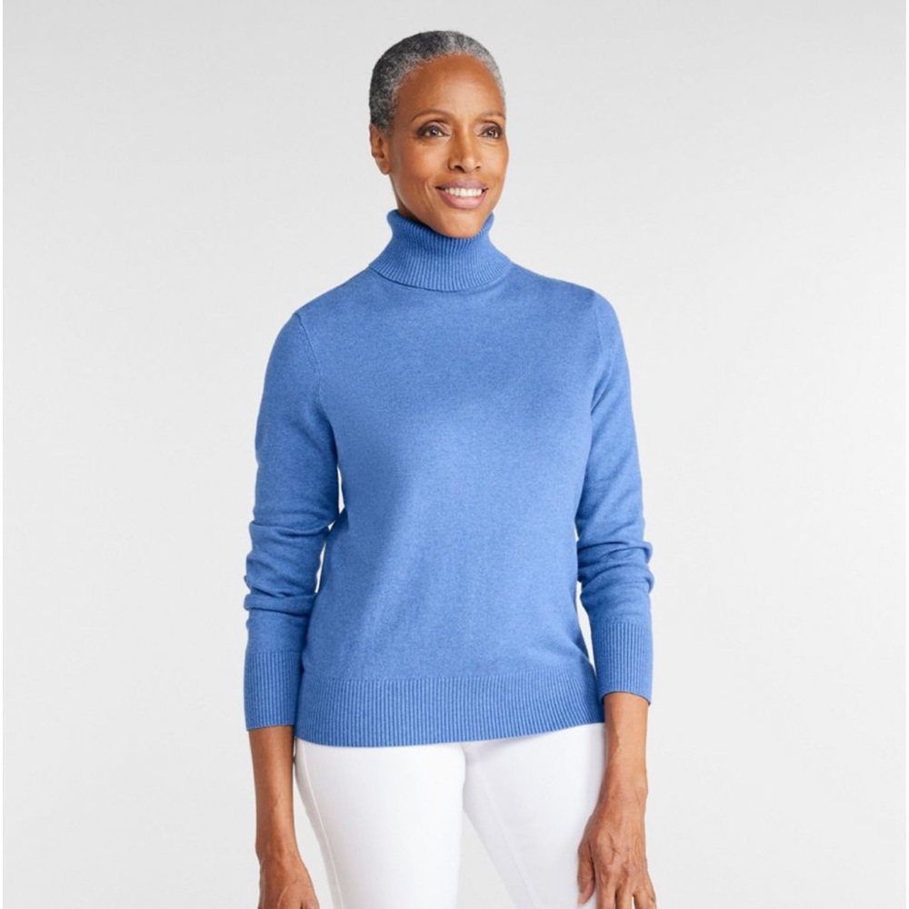 L.L. Bean 100% Cashmere Turtleneck Sweater